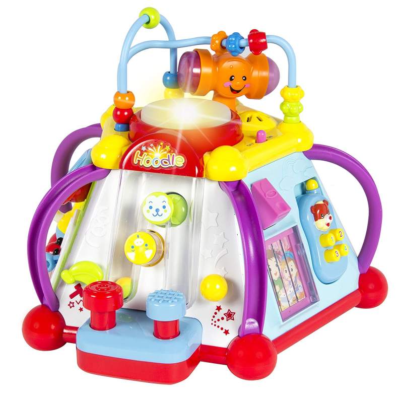 Musical Activity Cube Play Center with Lights